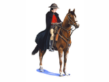 Illustration of Horse & Rider (#3433)