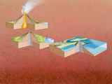 Illustration of Morro Bay Volcano (#3777)