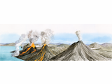 Illustration of San Jose Creek Trail Volcanos  (#4773)
